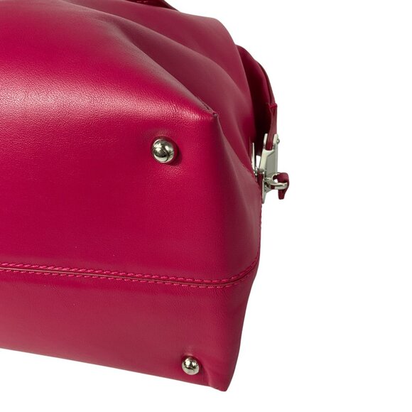 Tod's Fuchsia Leather Satchel Handbag - Picture 10 of 15